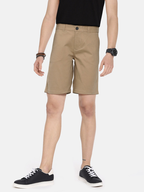 

Tommy Hilfiger Boys Brown Solid Regular Shorts