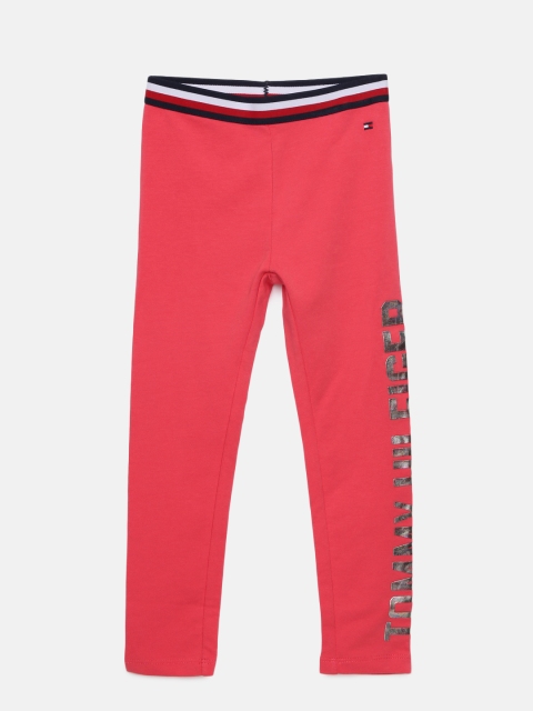 

Tommy Hilfiger Girls Red Pinted Leggings