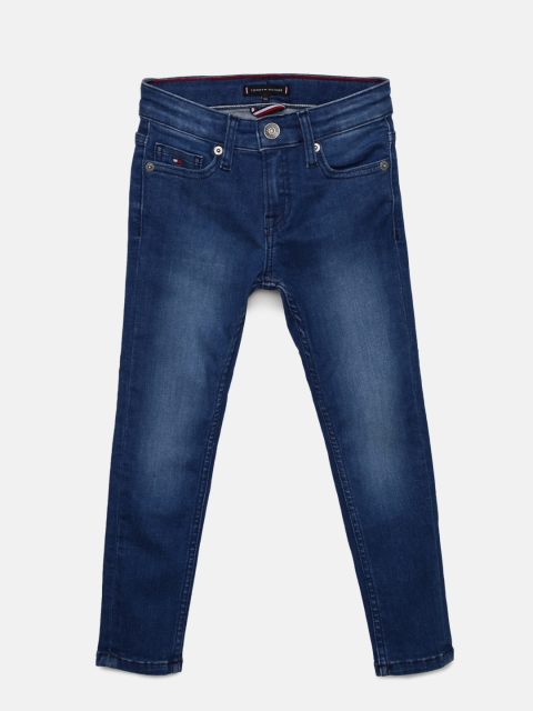 

Tommy Hilfiger Boys Blue Skinny Fit Mid-Rise Clean Look Jeans