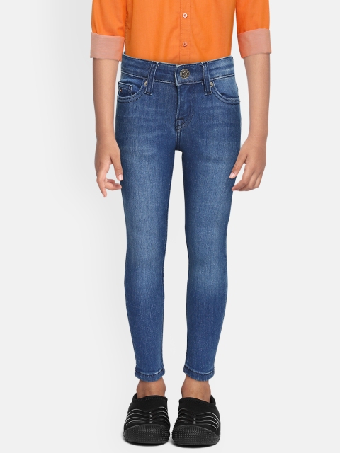 

Tommy Hilfiger Boys Blue Solid Skinny Fit Light Fade Stretchable Jeans
