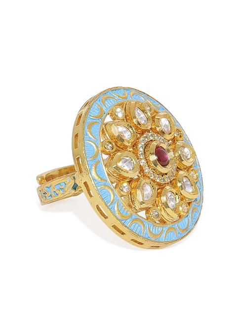 

AccessHer Women Gold-Toned Handcrafted Finger Ring