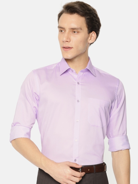 

Raymond Men Lavender Contemporary Regular Fit Solid Formal Shirt