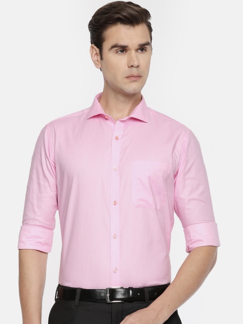 

Raymond Men Pink Slim Fit Solid Formal Shirt