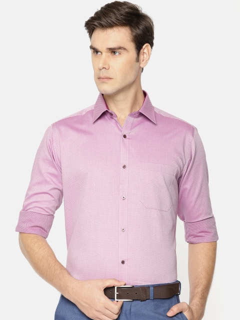 

Raymond Men Lavender Slim Fit Self Design Formal Shirt, Violet