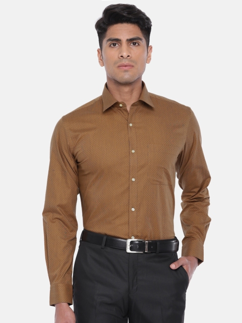 

Raymond Men Brown Contemporary Regular Fit Printed Formal Shirt