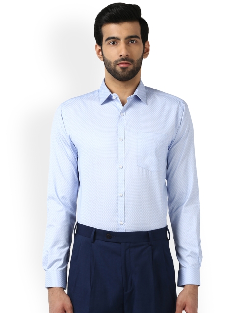 

Park Avenue Men Blue Slim Fit Printed Formal Shirt