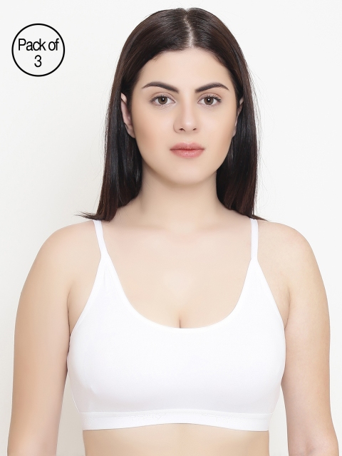 

Leading Lady Pack of 3 Sports Bras D-Sporty-3, White