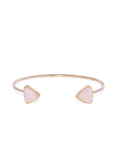 

Pipa Bella Gold-Toned & Beige Metal Cuff Bracelet