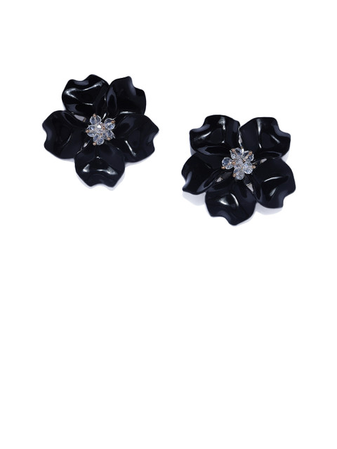 

Pipa Bella Black Floral Studs