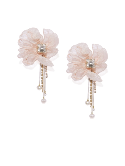

Pipa Bella Women Pink Floral Drop Earrings