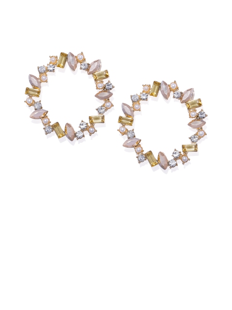 

Pipa Bella Champagne Circular Hoop Earrings