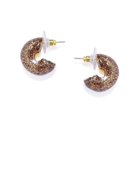

Pipa Bella Brown Contemporary Studs