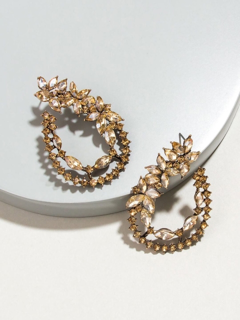 

Pipa Bella Gold-Toned Floral Drop Earrings