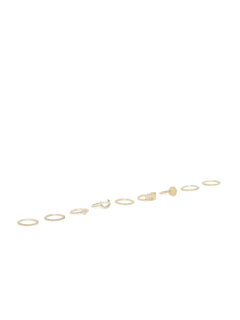

Pipa Bella Women Set Of 9 Assorted Finger Ring