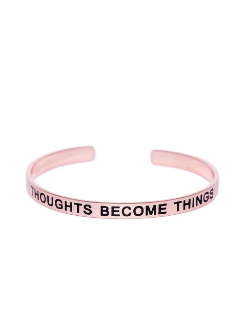 

Pipa Bella Rose Gold Plated Thoughts Become Things Karma Bangle