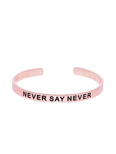

Pipa Bella Rose Gold Plated Never Say Never Karma Bangle
