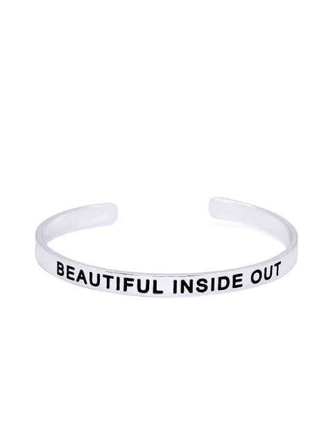 

Pipa Bella Silver Plated Beautiiful Inside Out Karma Bangle