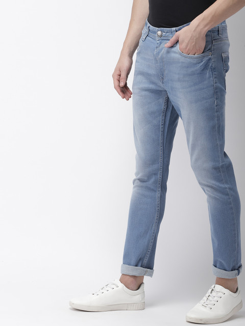 

Mast & Harbour Men Blue Skinny Fit Mid-Rise Clean Look Stretchable Jeans