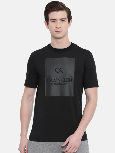 

Calvin Klein Jeans Men Black Printed Round Neck T-shirt