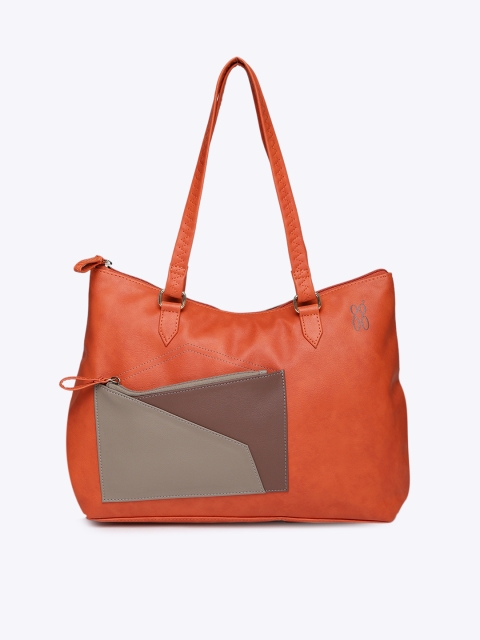 

Baggit Orange Solid Shoulder Bag