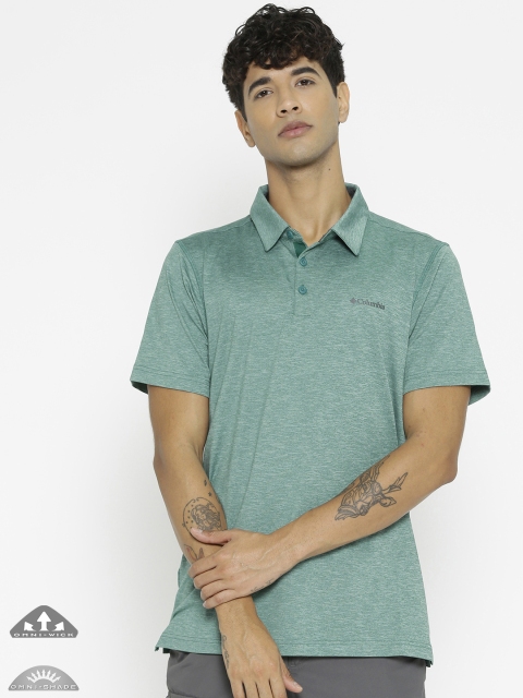

Columbia Men Green Tech Trail Polo T-shirt
