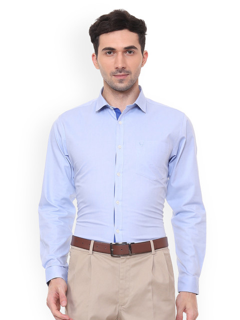 

Allen Solly Men Blue Slim Fit Solid Formal Shirt