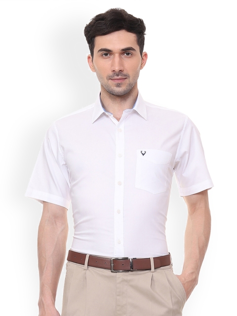 

Allen Solly Men White Slim Fit Solid Formal Shirt