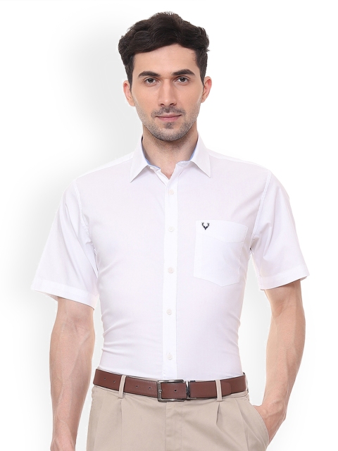 

Allen Solly Men White Slim Fit Solid Formal Shirt
