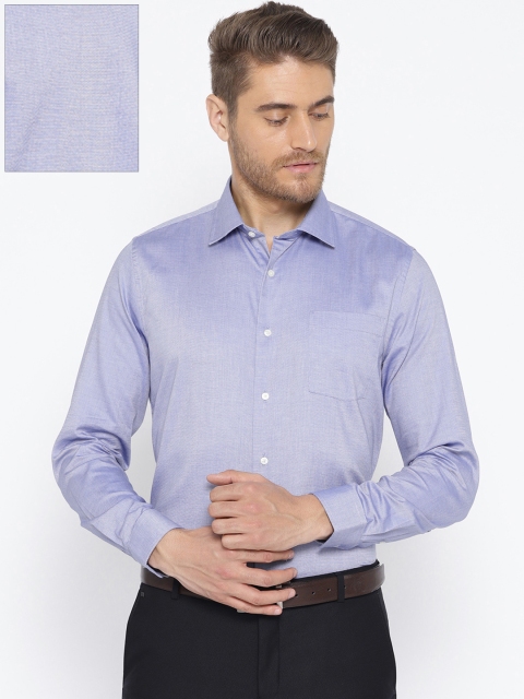 

Blackberrys Men Blue Slim Fit Solid Formal Shirt