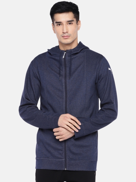 

Puma Men Navy Solid Energy Sporty Jacket, Navy blue