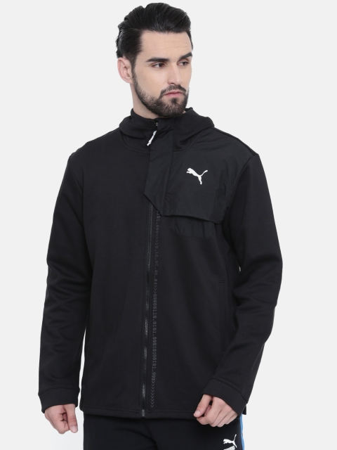 

Puma Men Black Solid N.R.G. FullZip Sporty Jacket