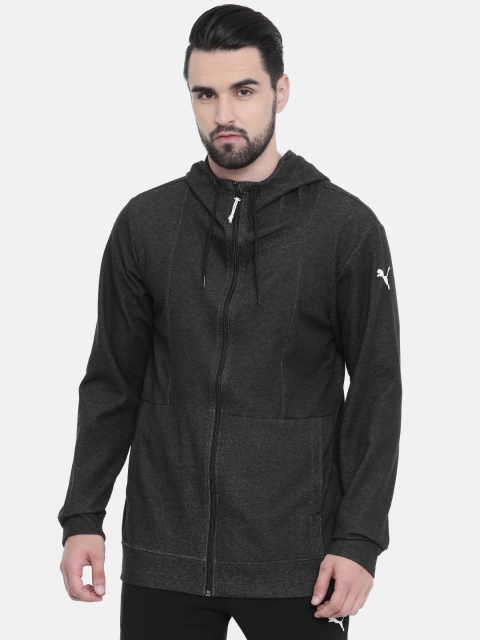 

Puma Men Charcoal Grey Regular Fit Energy Solid dryCell Hooded Sweatshirt
