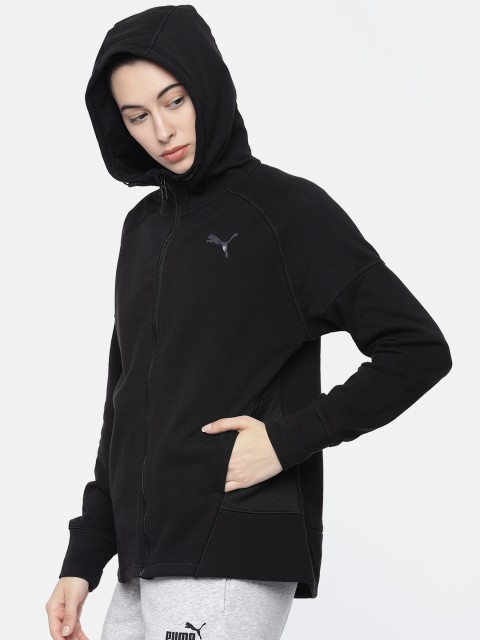 

Puma Women Black Solid Yogini dryCELL Sporty Jacket