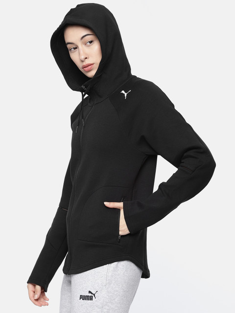 

Puma Women Black Solid Evostripe Sporty Jacket