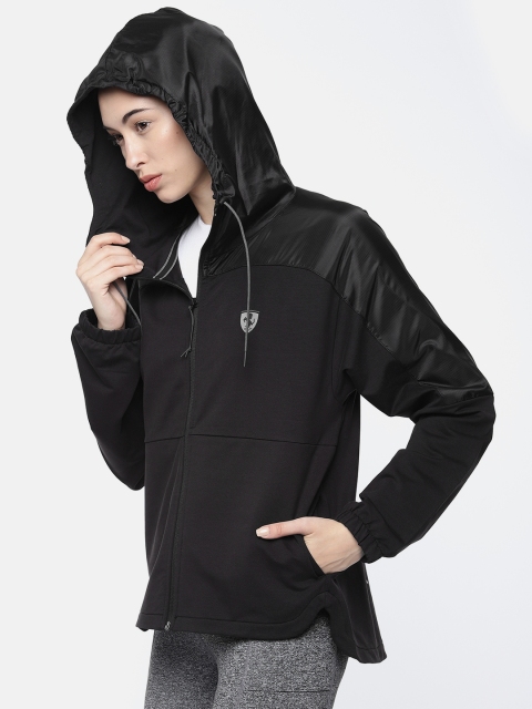 

PUMA Motorsport Women Black Solid Ferrari Sporty Jacket