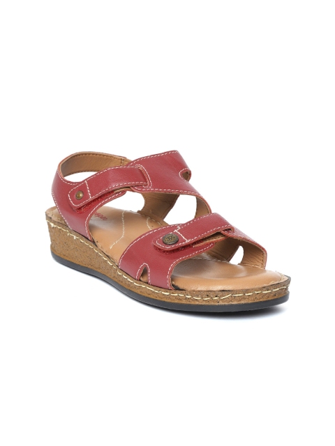 

Lee Cooper Women Maroon Solid Comfort Heels