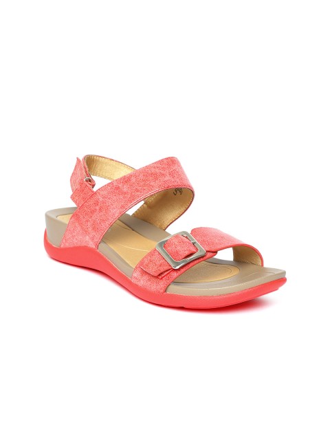 

Lee Cooper Women Red Solid Open Toe Flats