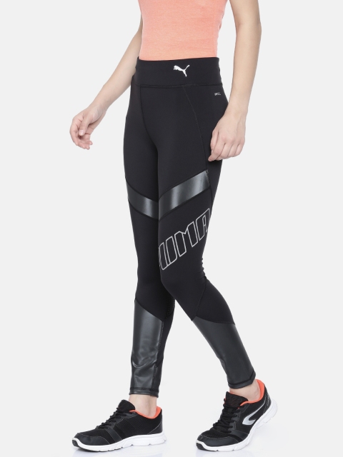 

Puma Women Black Printed Elite Speed Dry-Cell Tights