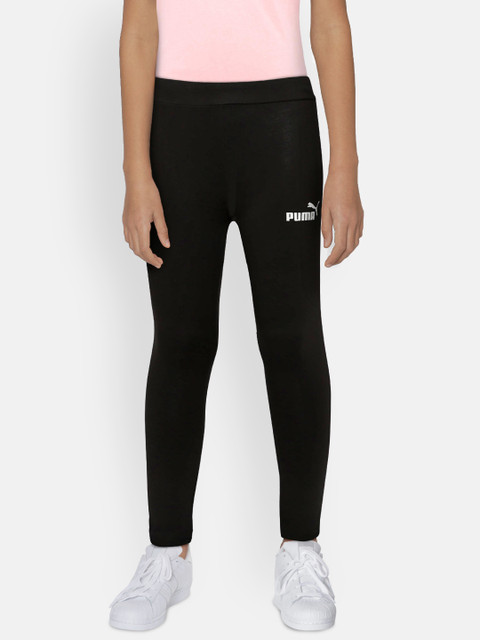 

Puma Girls Black Solid ESS Leggings
