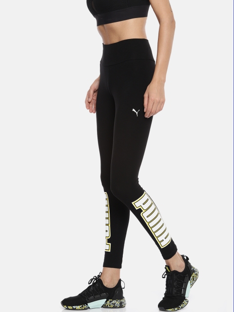 

Puma Women Black Rebel Reload Printed Tights