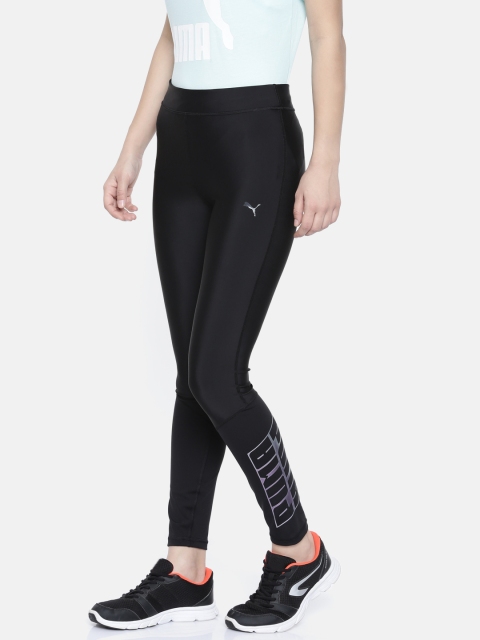 

Puma Women Black Solid Aire 7 8 DRY-CELL Tights