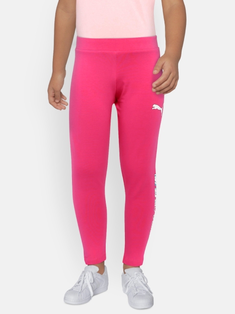

Puma Girls Pink Printed Alpha Regular Fit Tights