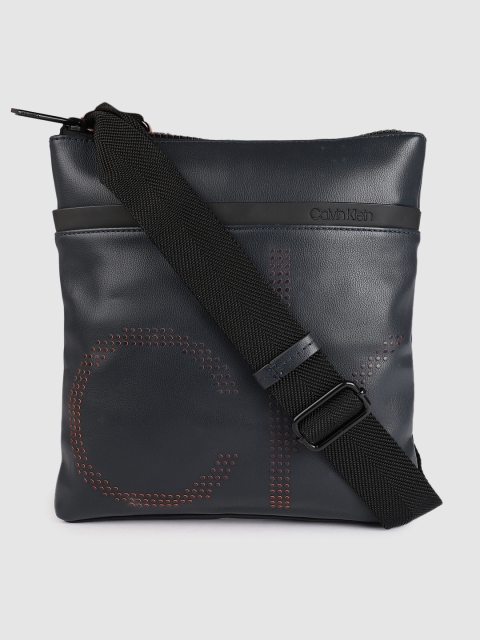 

Calvin Klein Navy Blue Printed Sling Bag