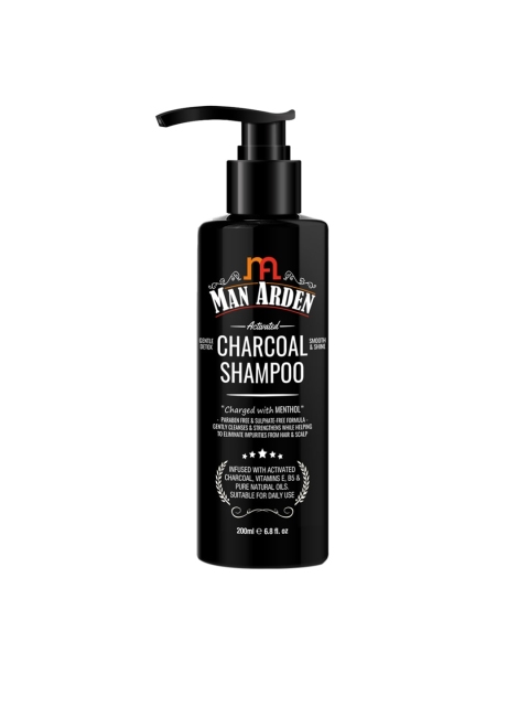 

Man Arden Men Activated Charcoal Shampoo 200ml, Nude