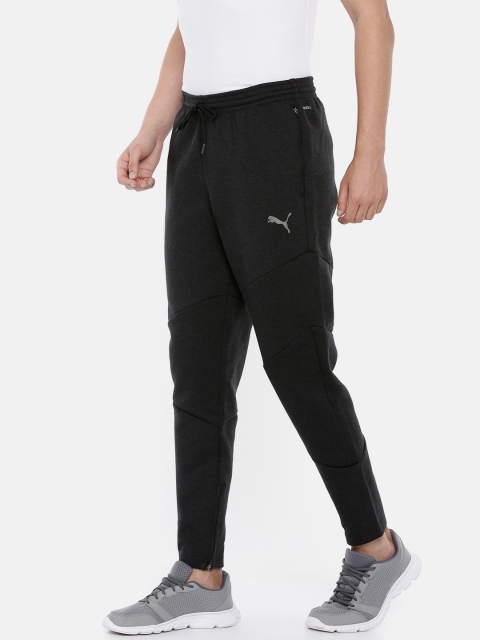 

Puma Men Charcoal Grey BND Tech Trackster Heather DRYCELL Track Pants