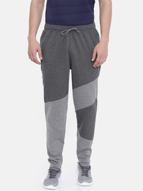 

Puma Men Charcoal Grey Solid BND Tech Trackster Asphalt Heather Track Pants