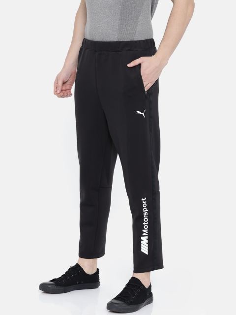 

PUMA Motorsport Men Black Solid Cropped Fit BMW MMS Life Track Pants