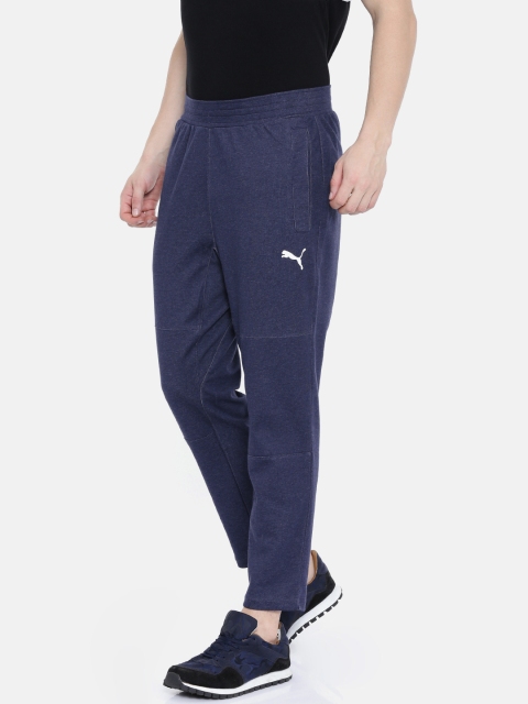 

Puma Men Navy Blue Solid Energy Knit DRYCELL Track Pants