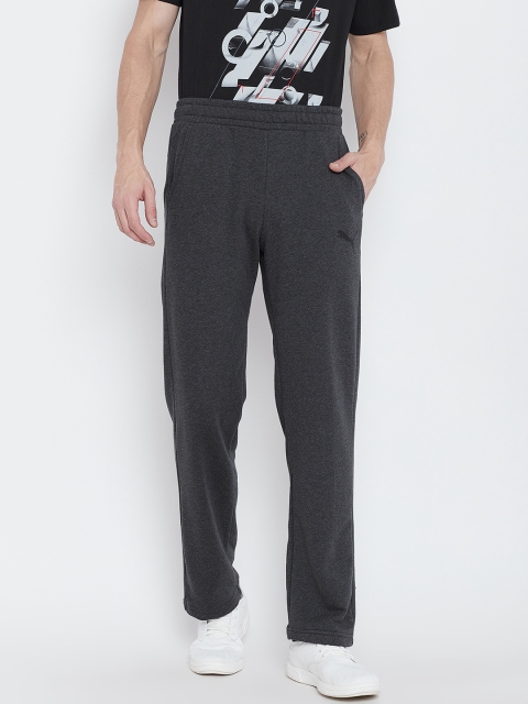 

Puma Men Charcoal Grey ESS TR Solid Track Pants