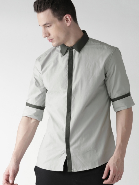 

Celio Grey Slim Fit Smart Casual Shirt